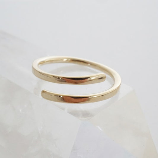 Marigold Wrap Around Ring - Smooth