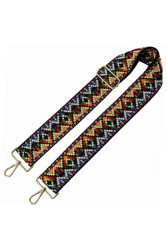 2 inch Wide Tribal Pattern Guitar Strap